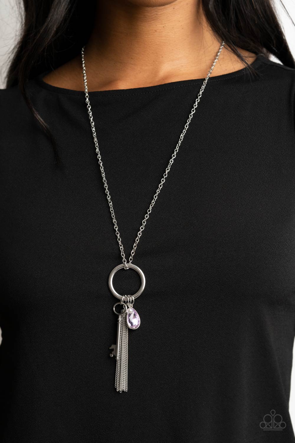 Paparazzi Unlock Your Sparkle - Purple Necklace