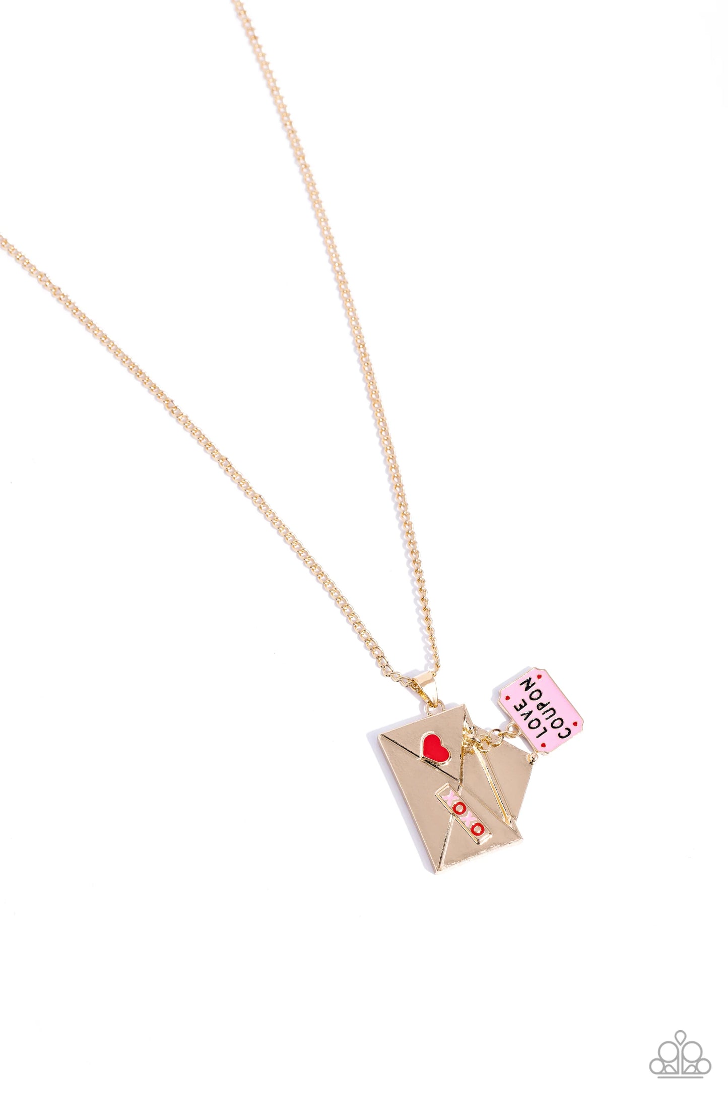 Paparazzi Love Coupon - Gold Necklace