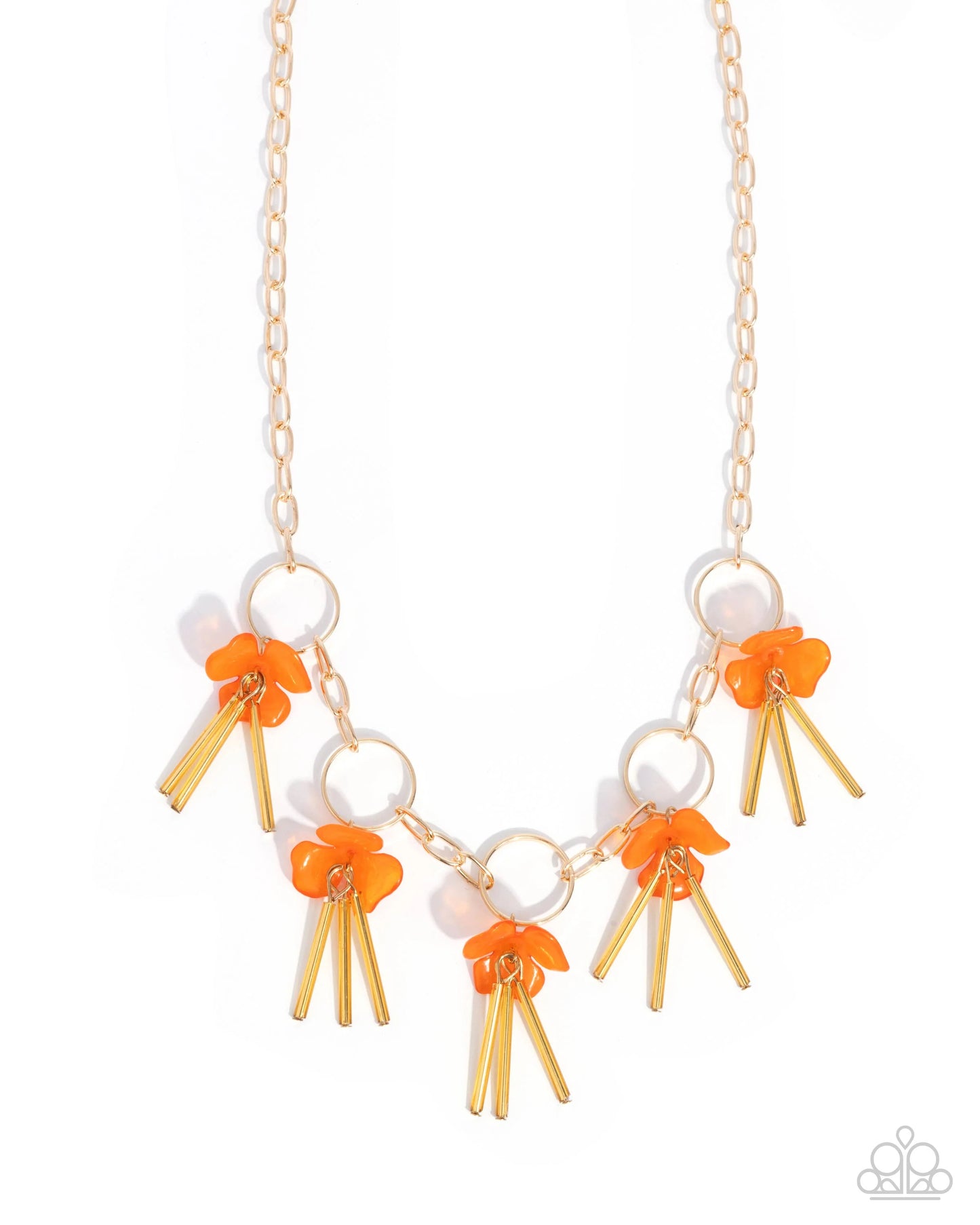 Paparazzi LEI of the Land Orange Necklace