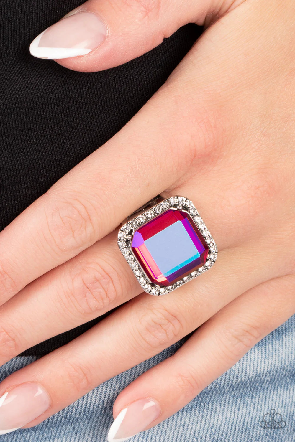 PAPARAZZI "SLOW BURN" PINK RING