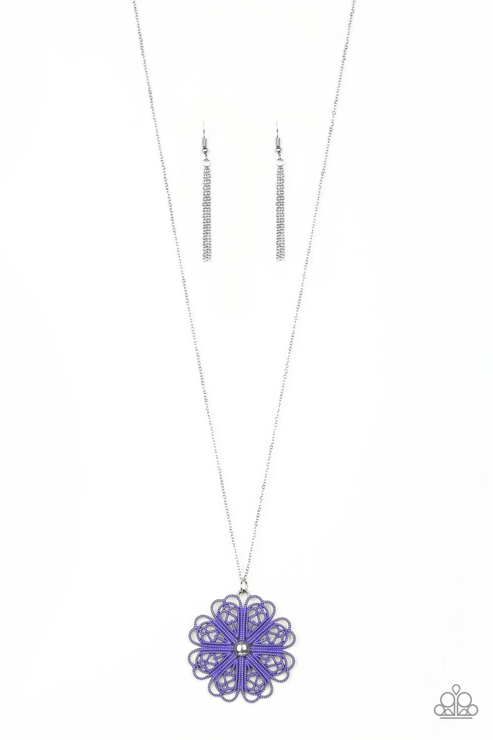 Paparazzi Spin Your PINWHEELS - Purple Necklace