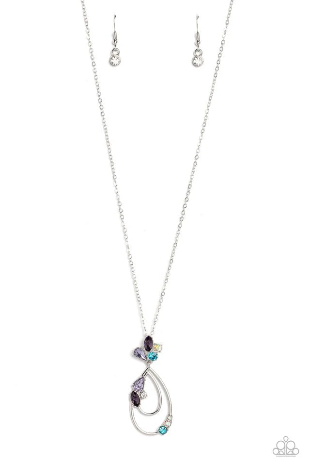 Paparazzi Necklace ~ Sleek Sophistication - Purple