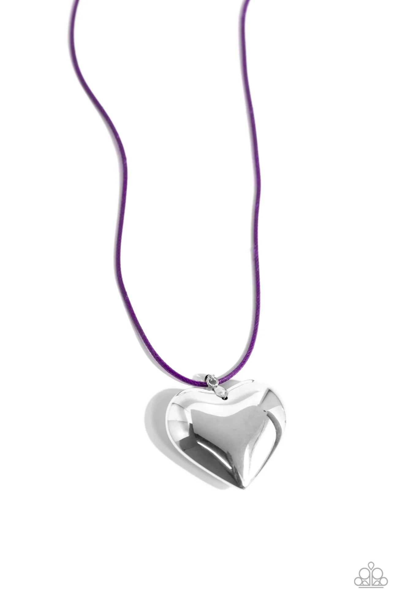 PAPARAZZI "DEVOTED DAZE" PURPLE NECKLACE