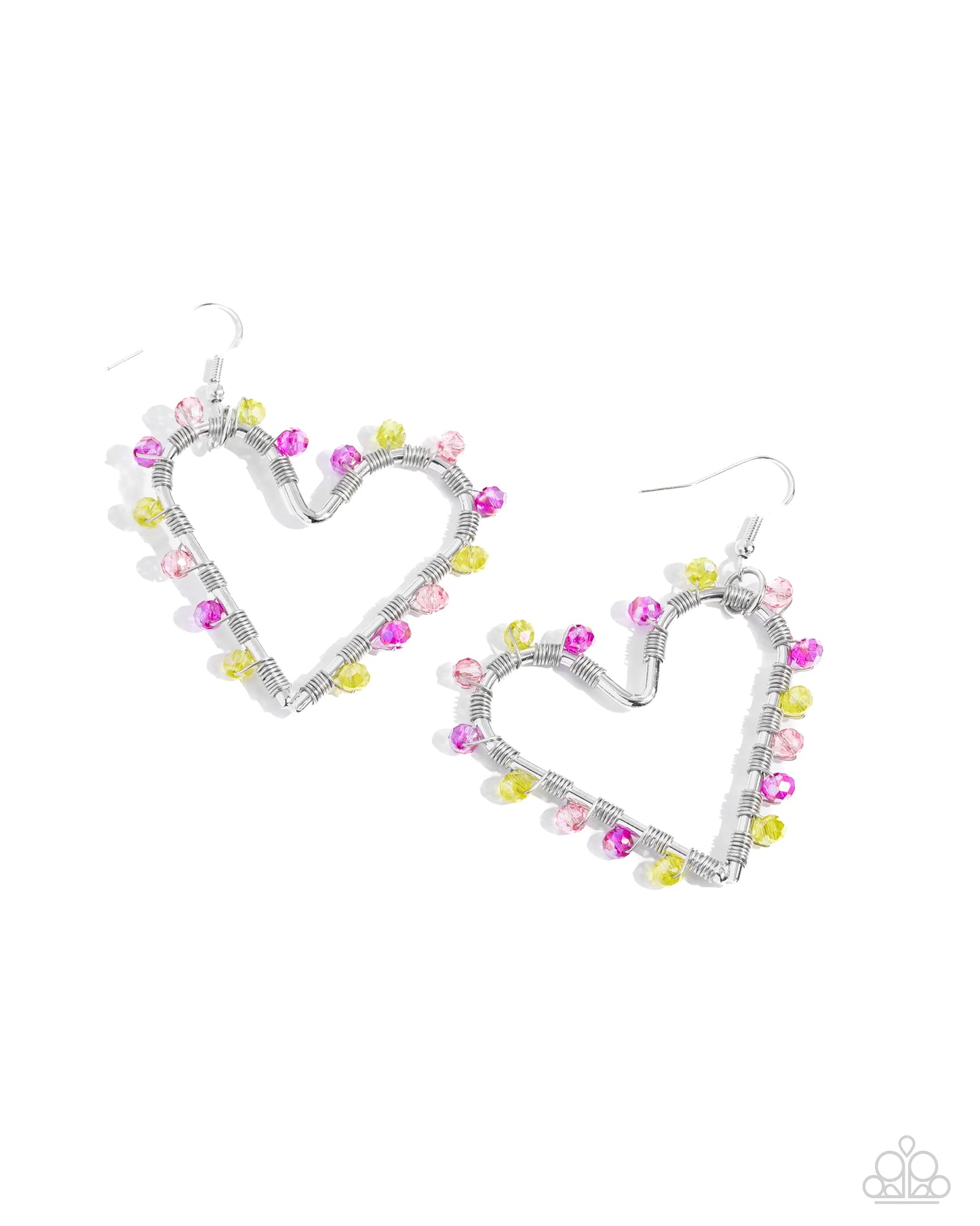 Paparazzi HEART of Your World - Multi Earrings