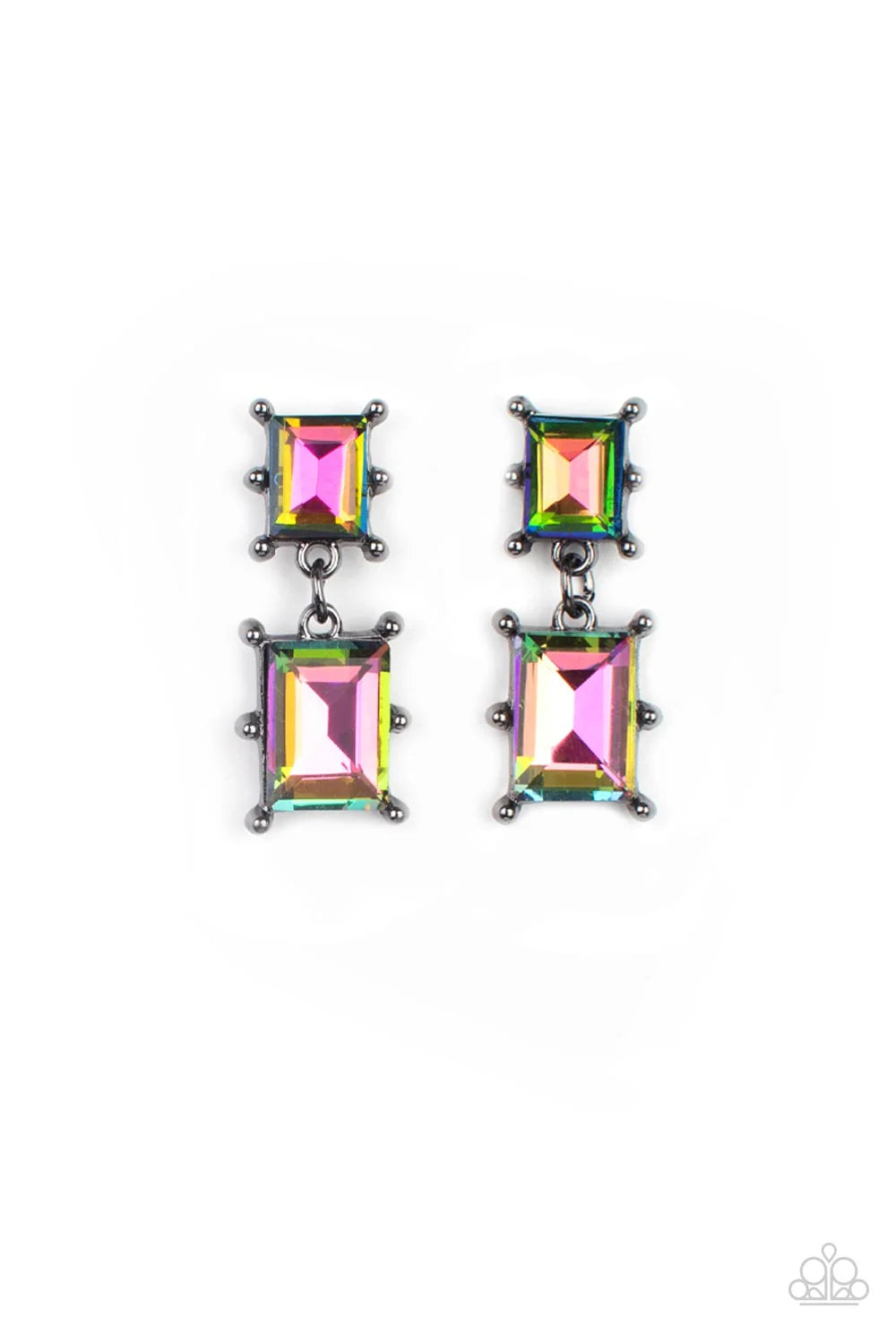 Paparazzi Cosmic Queen - Multi Post Earrings