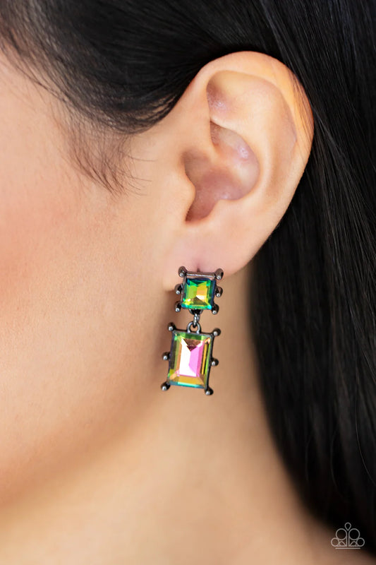 Paparazzi Cosmic Queen - Multi Post Earrings