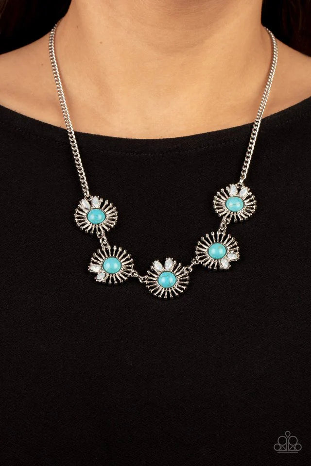 Paparazzi Necklace ~ Fully Solar-Powered - Blue