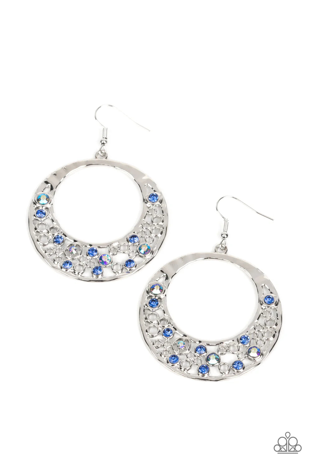 PAPARAZZI "ENCHANTED EFFERVESCENCE" BLUE EARRINGS