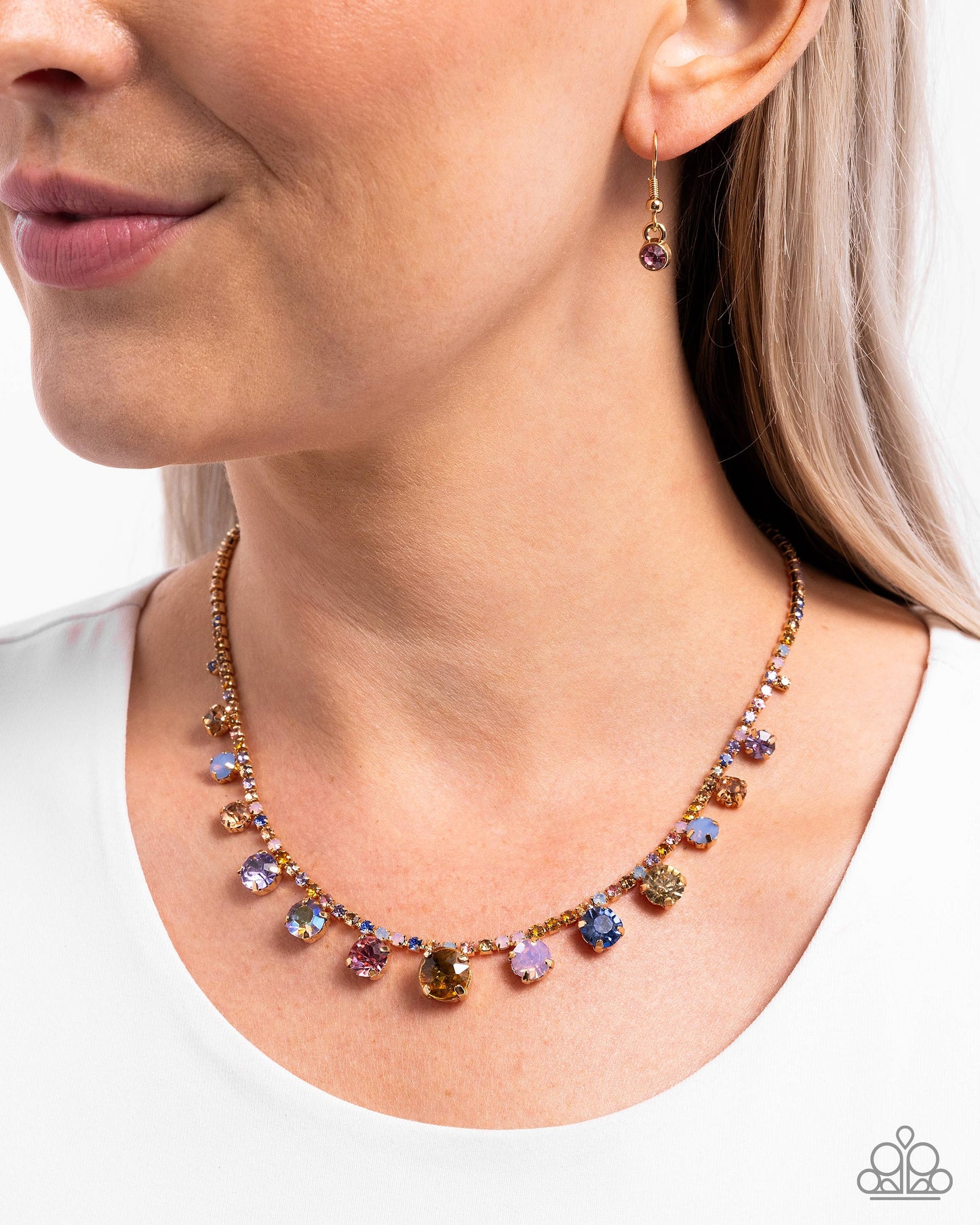 Paparazzi Colorful Countess Multi Necklace