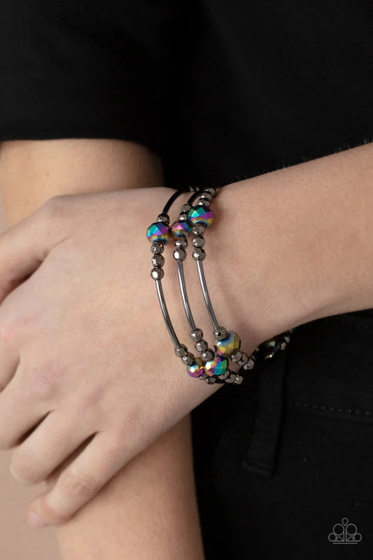 Paparazzi Showy Shimmer - Multi Bracelet