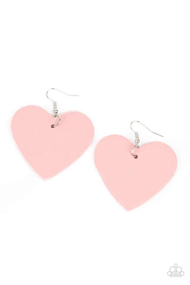 Paparazzi Earring ~ Country Crush - Pink