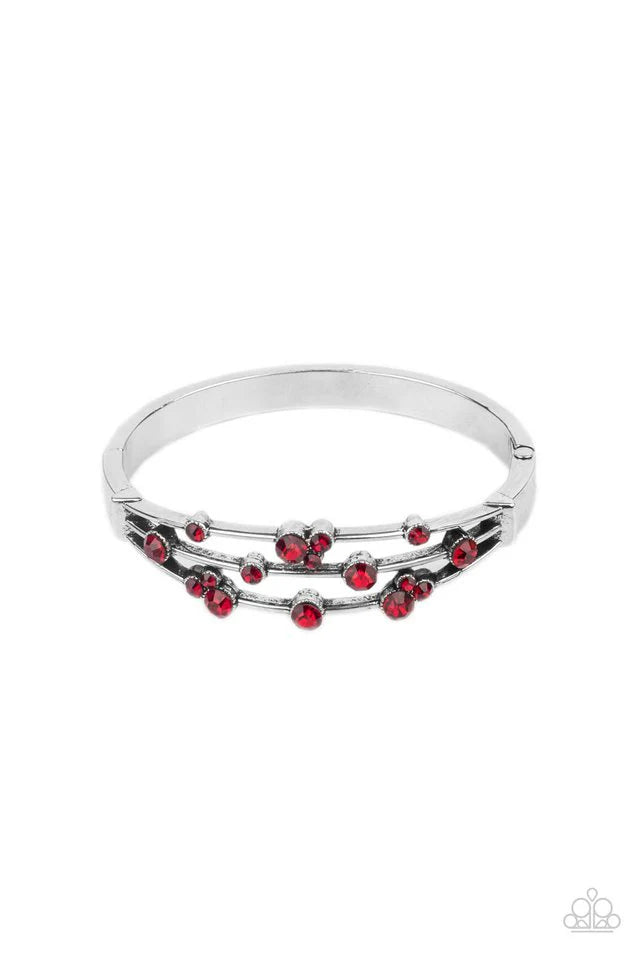 Paparazzi Bracelet ~ Cosmic Candescence - Red