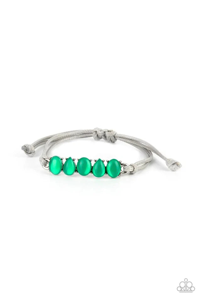 Paparazzi Bracelet ~ Opal Paradise - Green