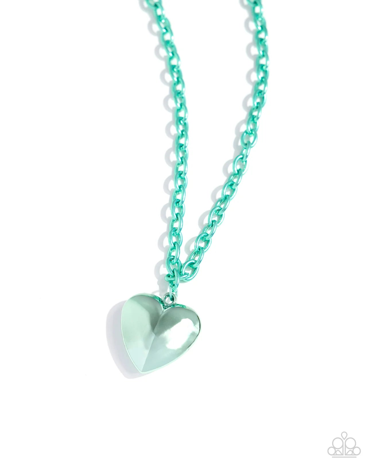 PAPARAZZI "LOVING LUXURY" GREEN NECKLACE