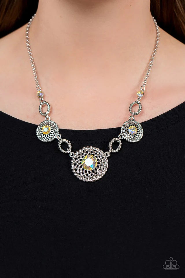 Paparazzi Necklace ~ Cosmic Cosmos - Yellow