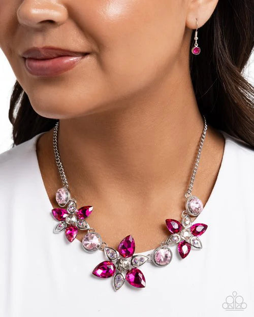 Paparazzi Necklace ~ Perennial Promise - Pink