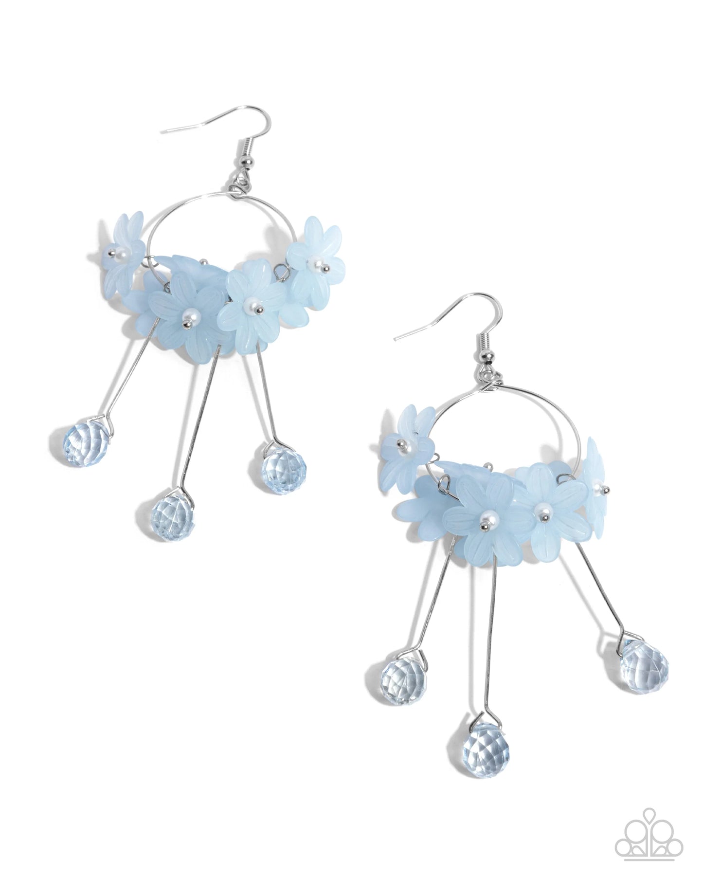 Paparazzi Whimsical Work Earrings Blue