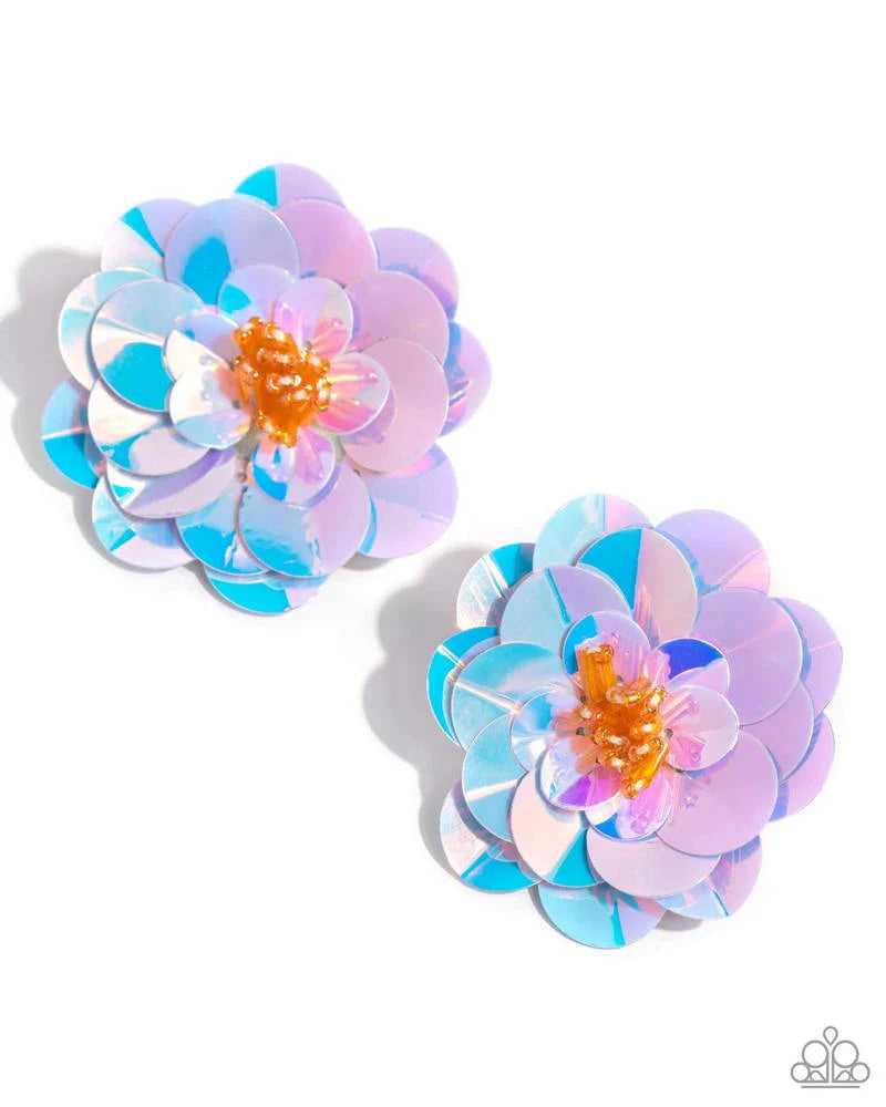 Floating Florals - Multi Post Earrings - Paparazzi Accessories