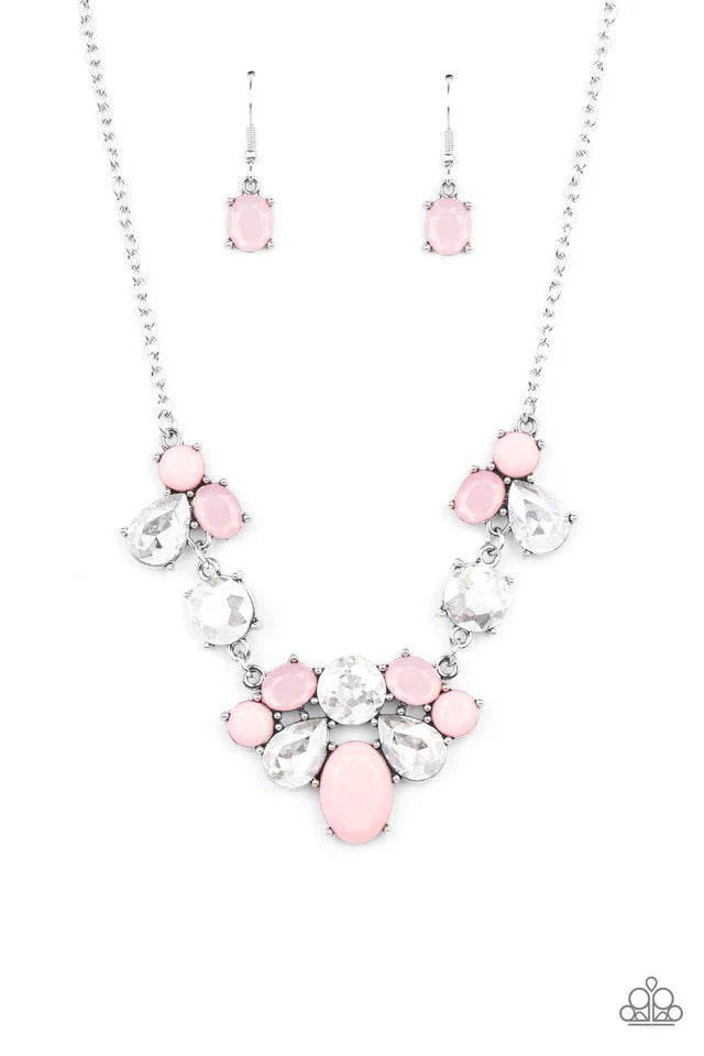 Paparazzi Necklace ~ Ethereal Romance - Pink