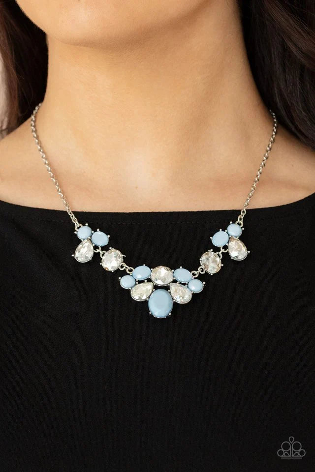 Paparazzi Necklace ~ Ethereal Romance - Blue