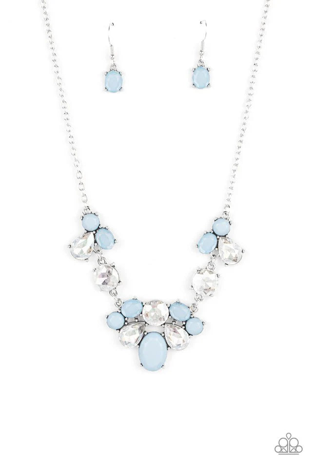 Paparazzi Necklace ~ Ethereal Romance - Blue