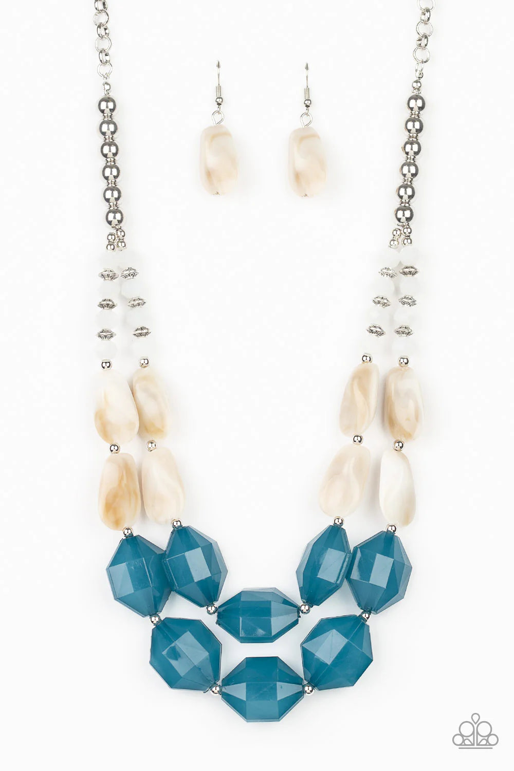 Paparazzi Necklace ~ Seacoast Sunset - Blue