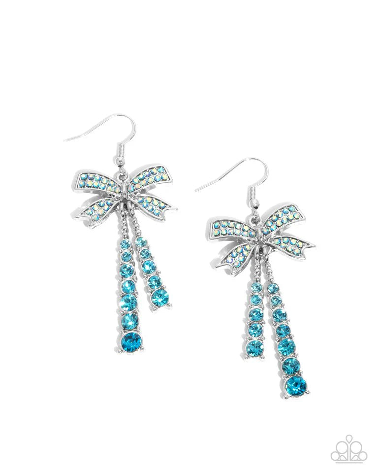 Paparazzi Earring ~ Date Night Decadence - Blue