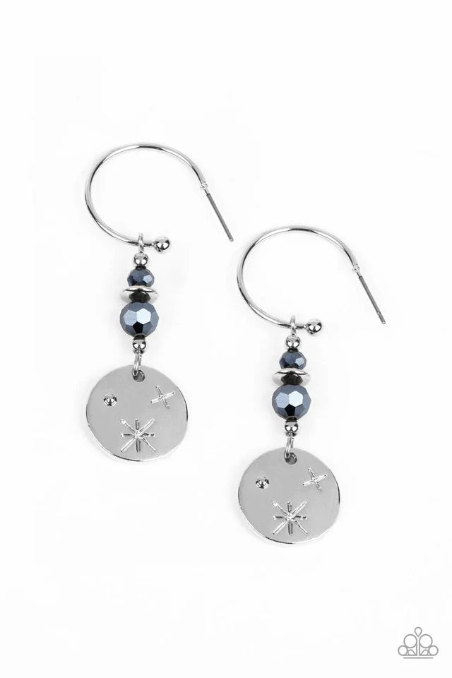 Paparazzi Earring ~ Artificial STARLIGHT - Blue