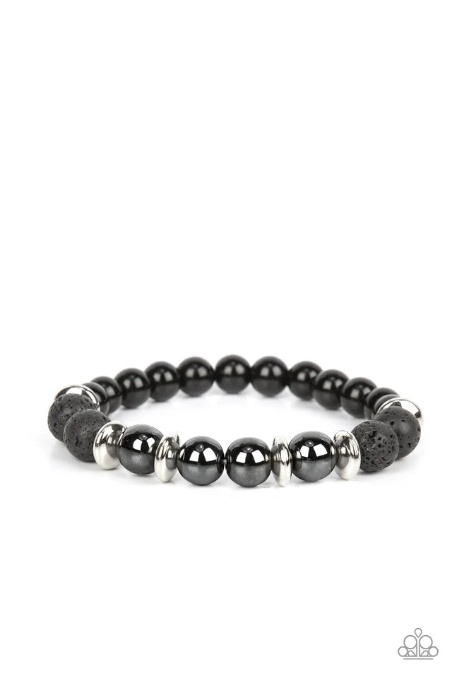 Paparazzi Bracelet ~ Mega Metamorphic - Black