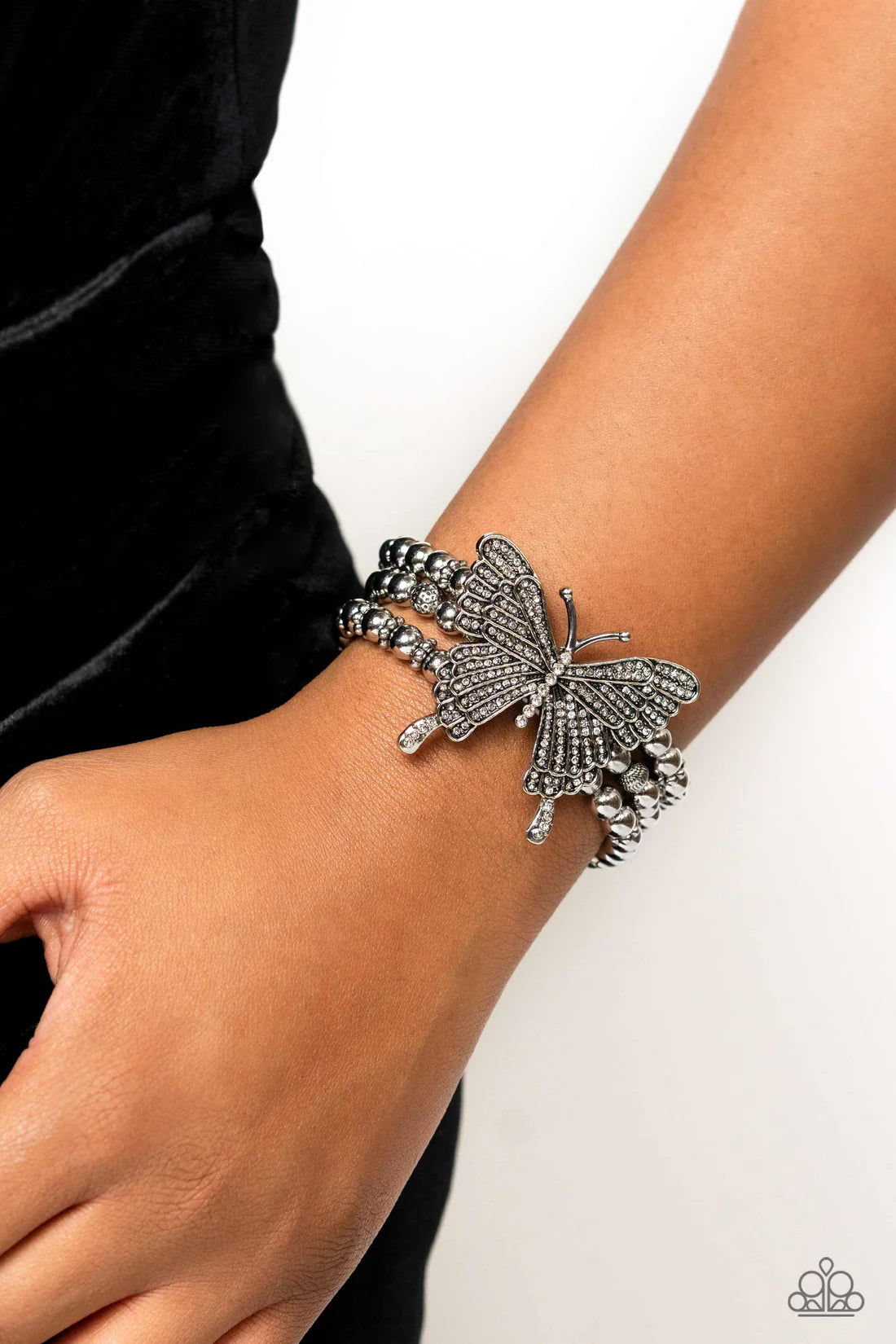 Paparazzi Bracelet ~ First WINGS First - White