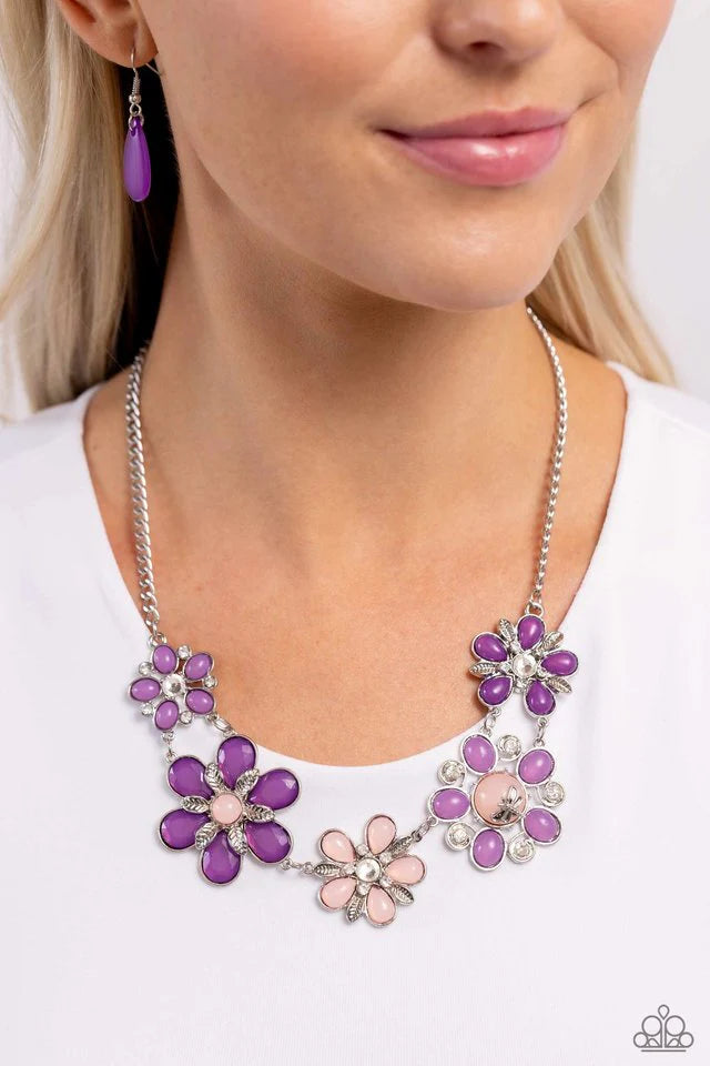 Paparazzi Necklace ~ Dragonfly Decadence - Purple