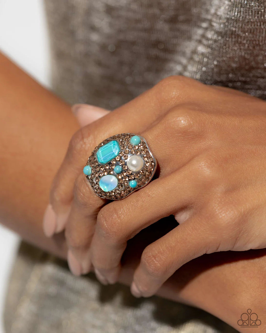 Paparazzi Ring ~ Active Artistry - Blue