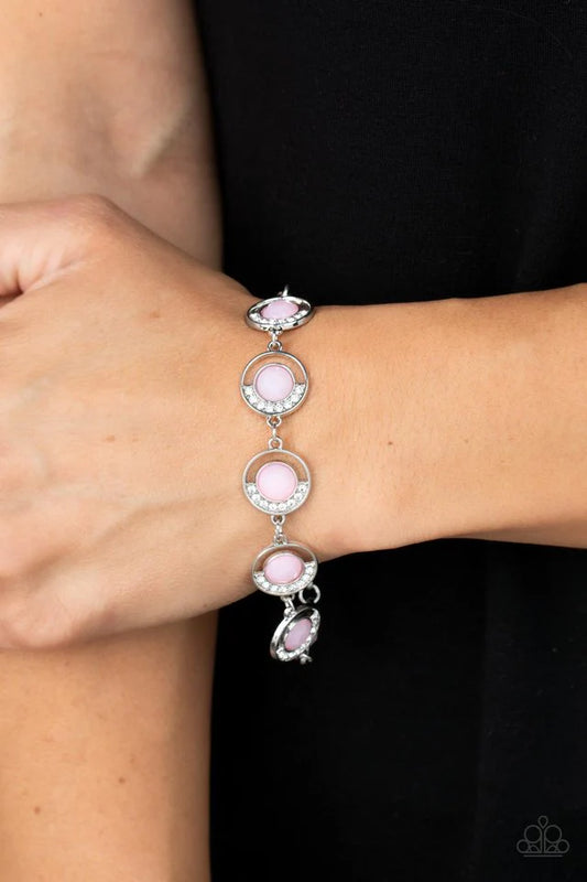 Paparazzi Bracelet ~ Twinkling Trajectory - Pink