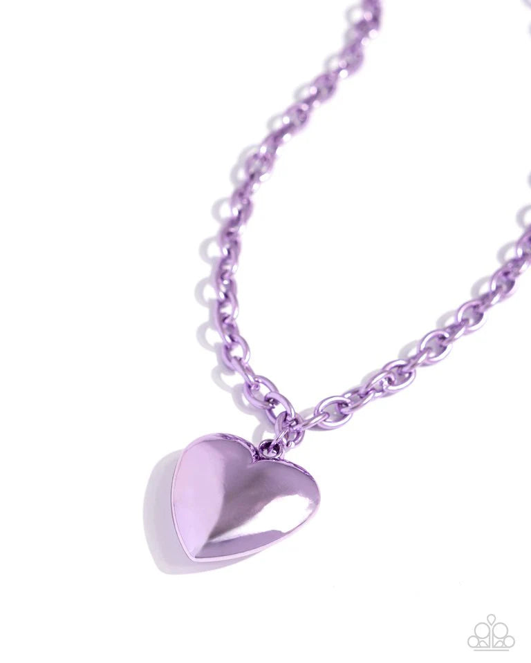 Paparazzi Necklace ~ Loving Luxury - Purple