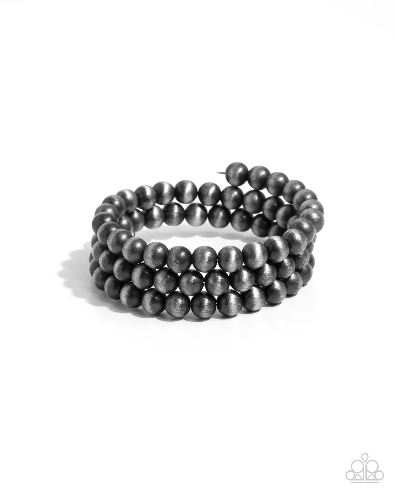 PAPARAZZI "COILED CATWALK" SILVER BRACELET