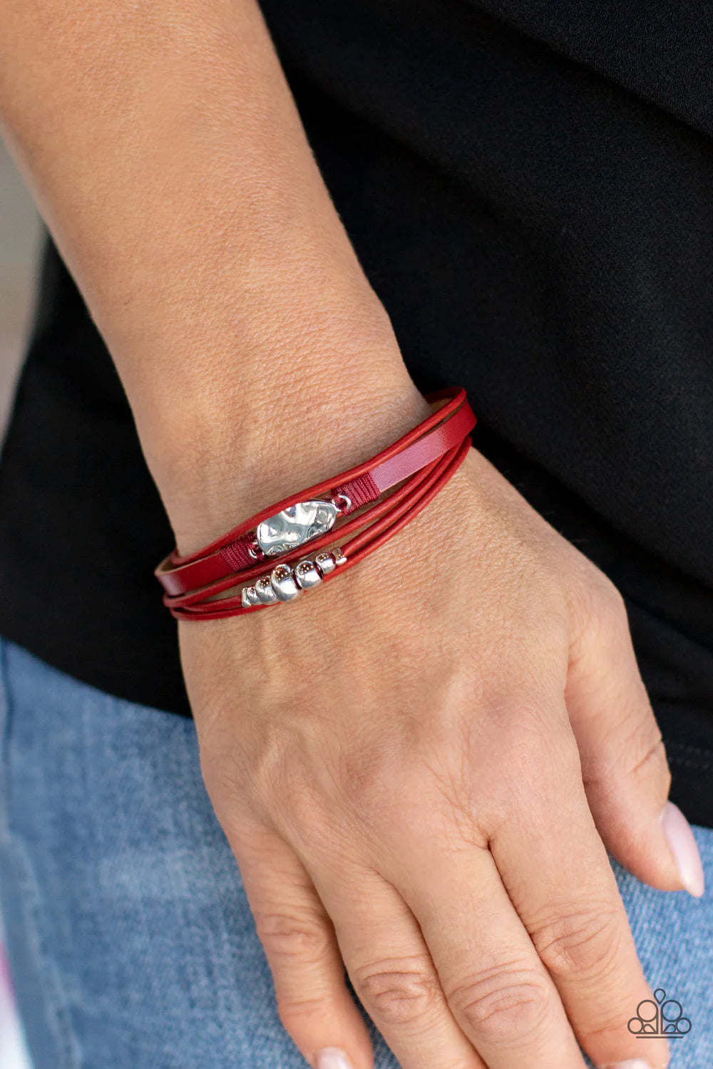 Paparazzi Bracelet ~ Tahoe Tourist - Red