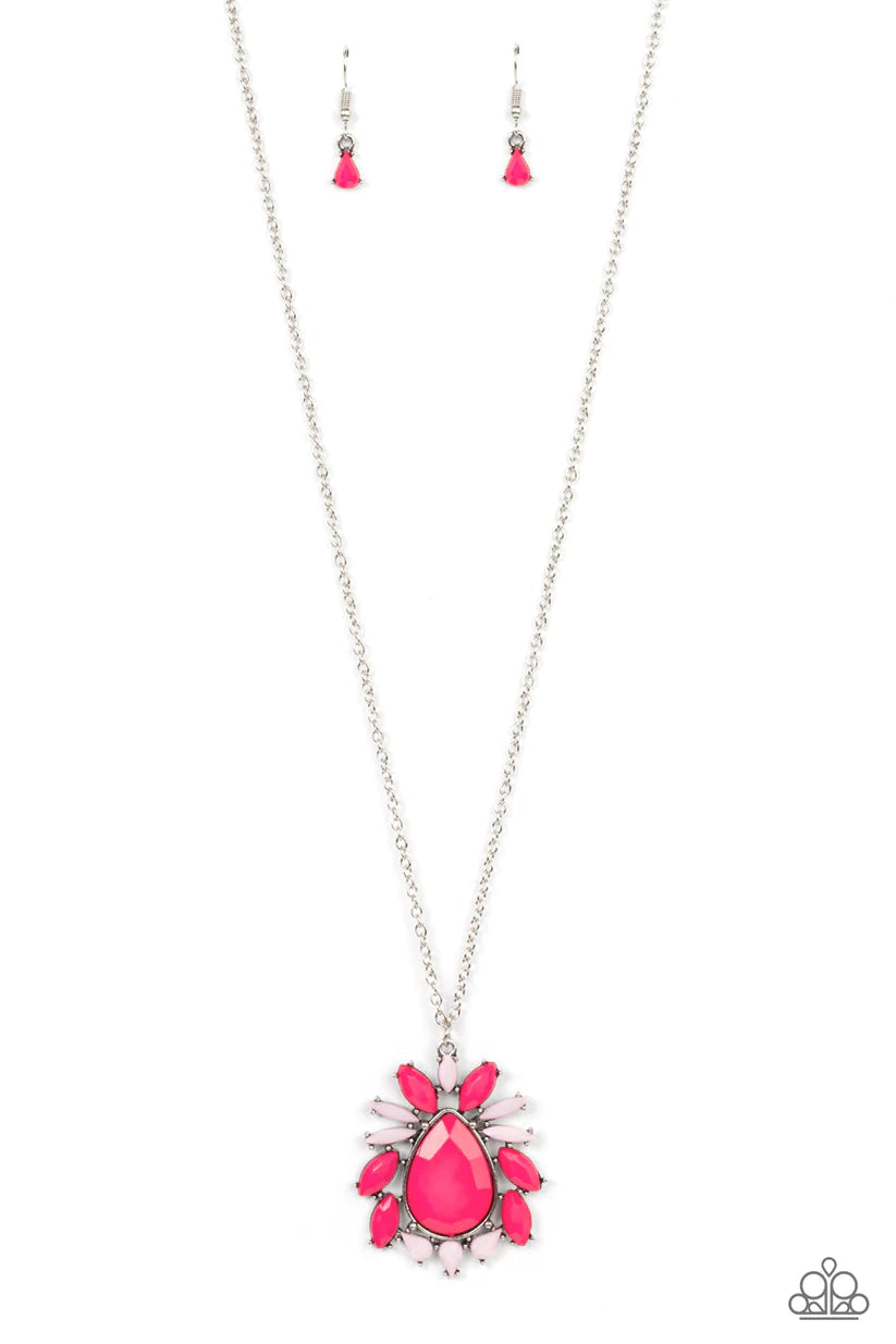 PAPARAZZI "INDIE ICON" PINK NECKLACE