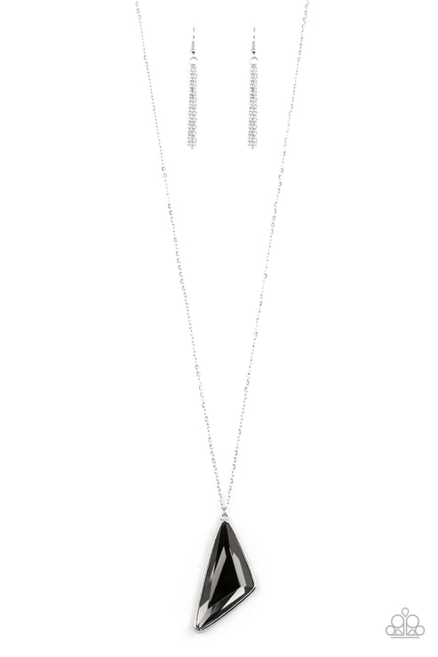 Paparazzi  Ultra Sharp - Silver  Necklace