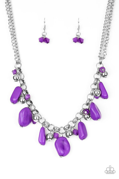 Paparazzi  Grand Canyon Grotto - Purple  Necklace