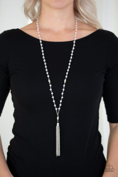 Paparazzi  Tassel Takeover - White  Necklace