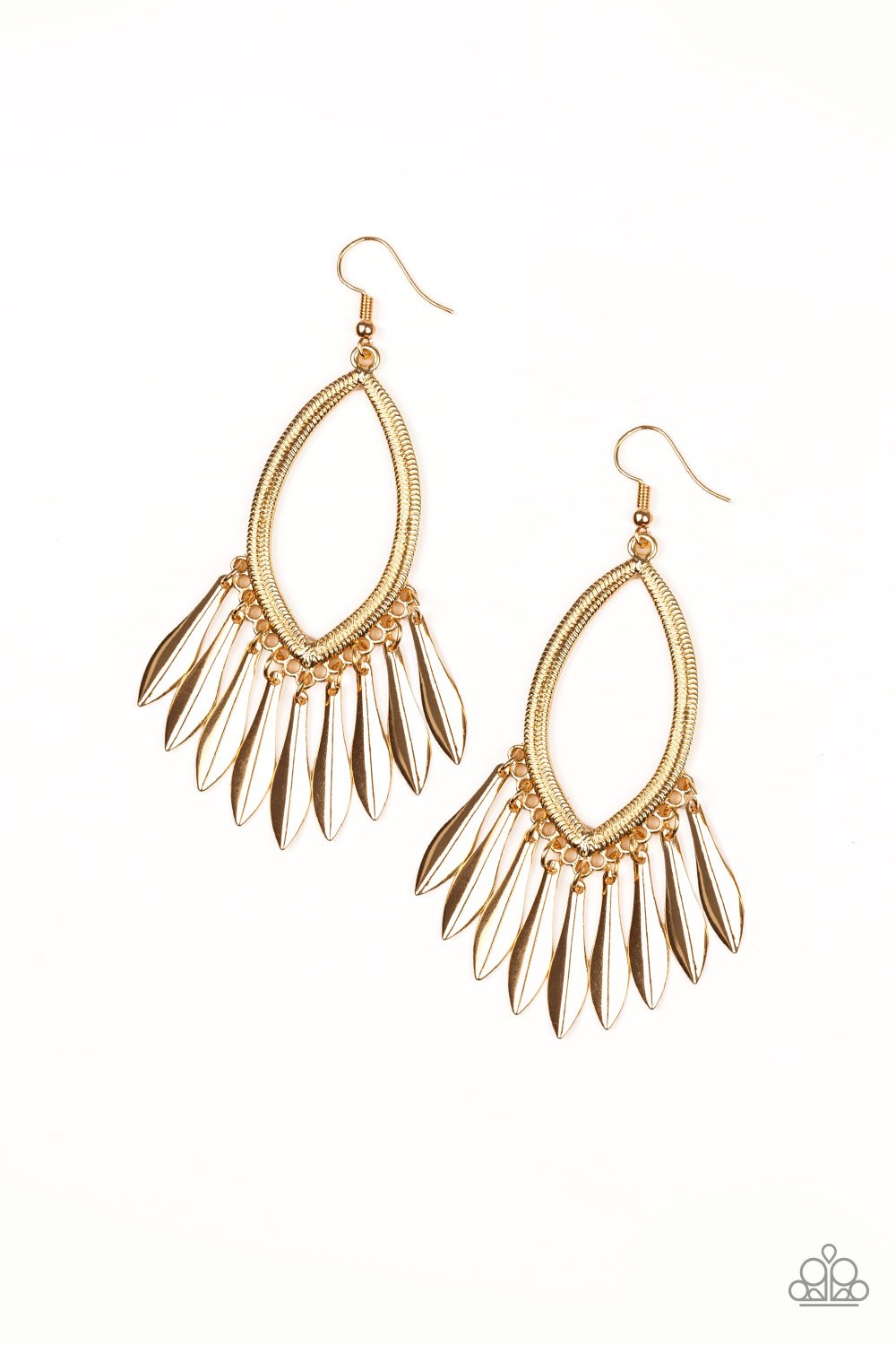 Paparazzi My FLAIR Lady - Gold Earrings