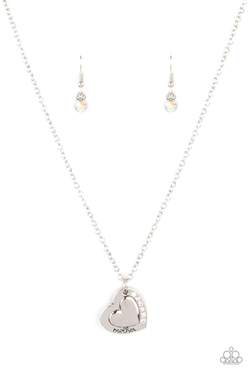 Happily Heart Warming - white - necklace