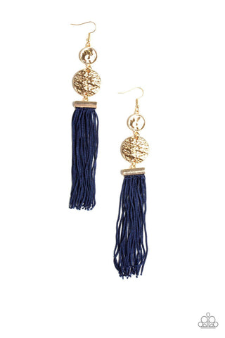 Lotus Gardens Blue Earrings