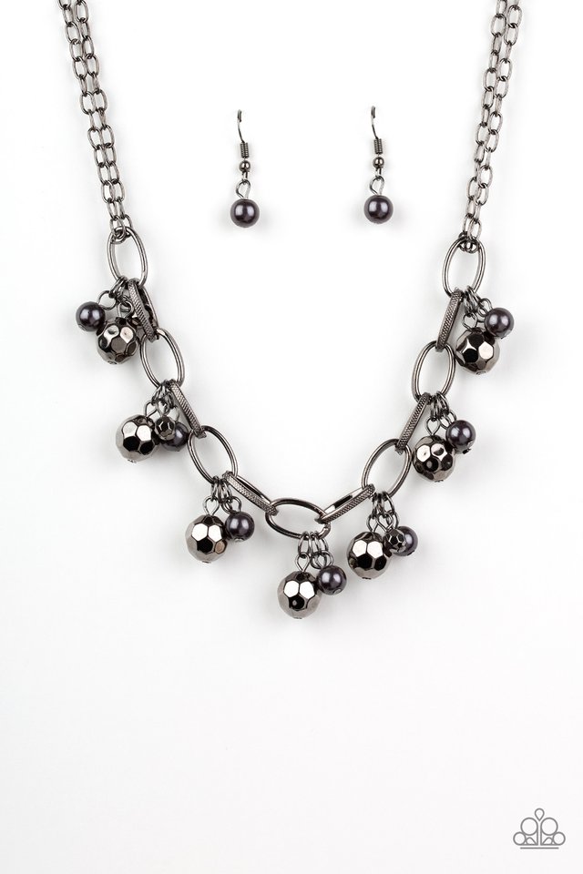 Paparazzi Malibu Movement Black Gunmetal Necklace